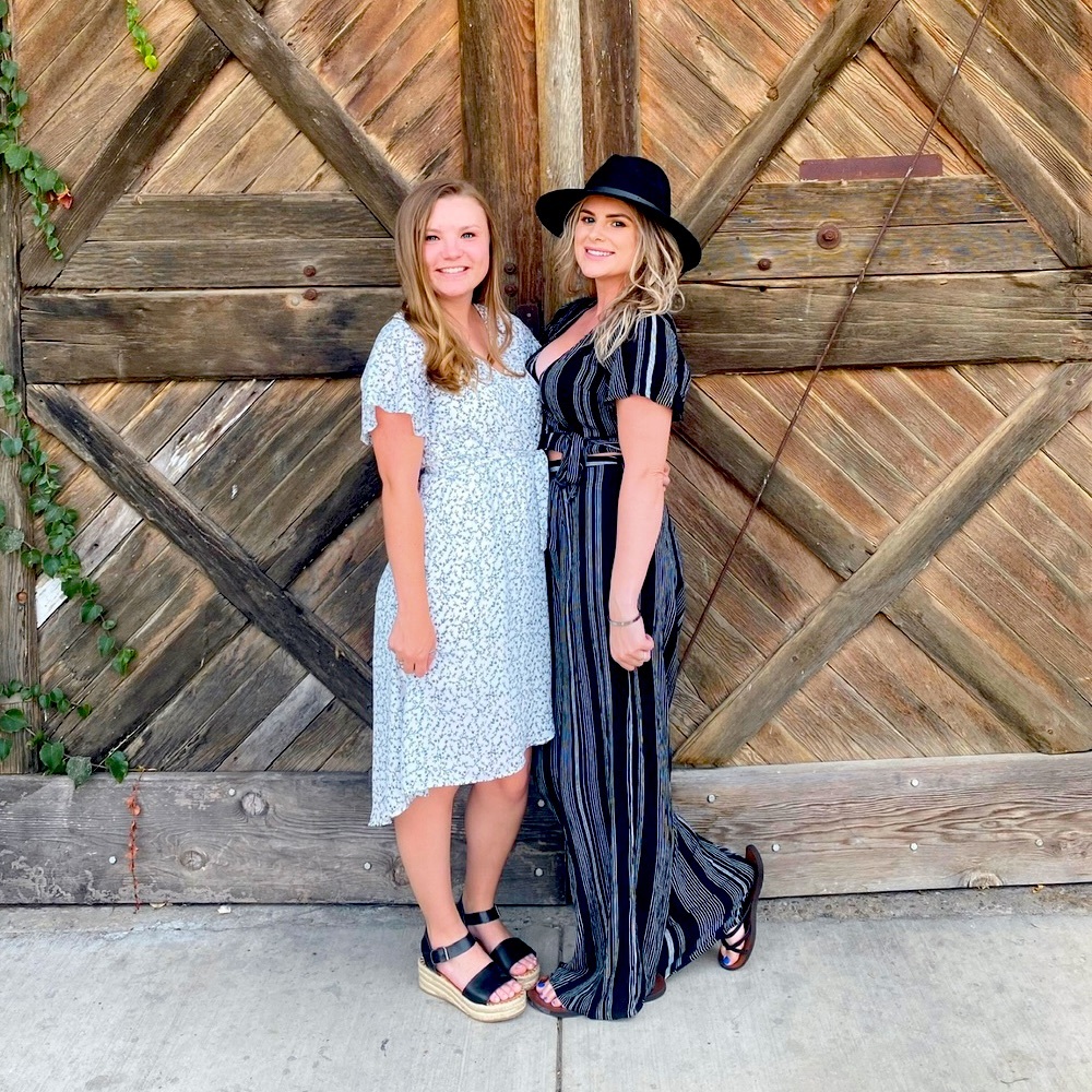 Black and White Striped 2 Piece Set